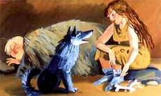 Кошка, гулявшая сама по себе (сказка) дикая собака и женщина